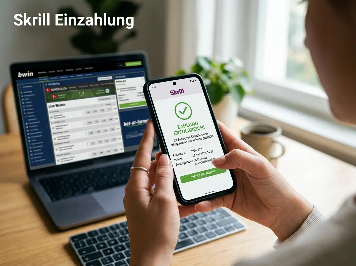 Skrill Einzahlung Sportwetten — Anleitung, Limits & Tipps