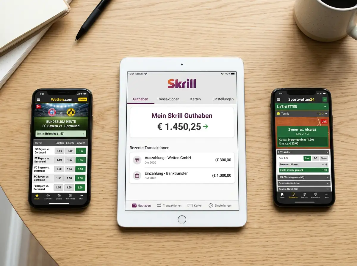 Skrill Geld senden zwischen Wettkonten — Geht das?