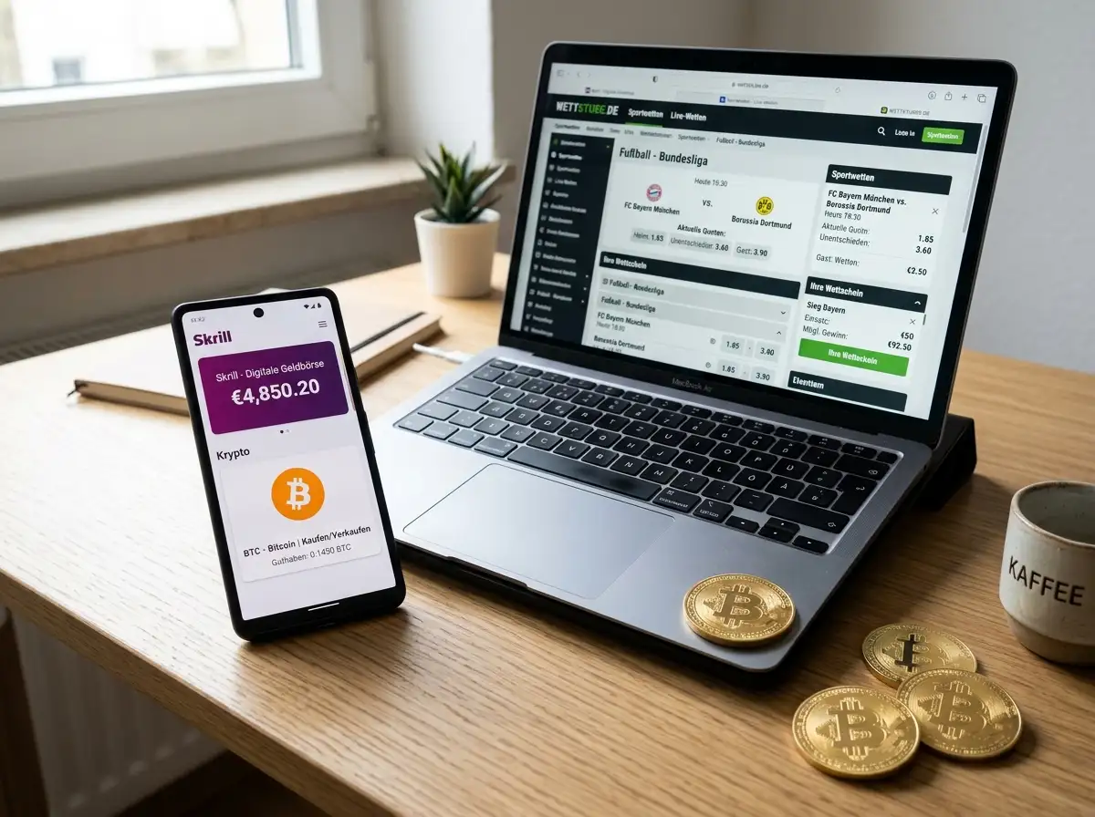 Skrill Krypto Sportwetten — Bitcoin für Wettkonten nutzen